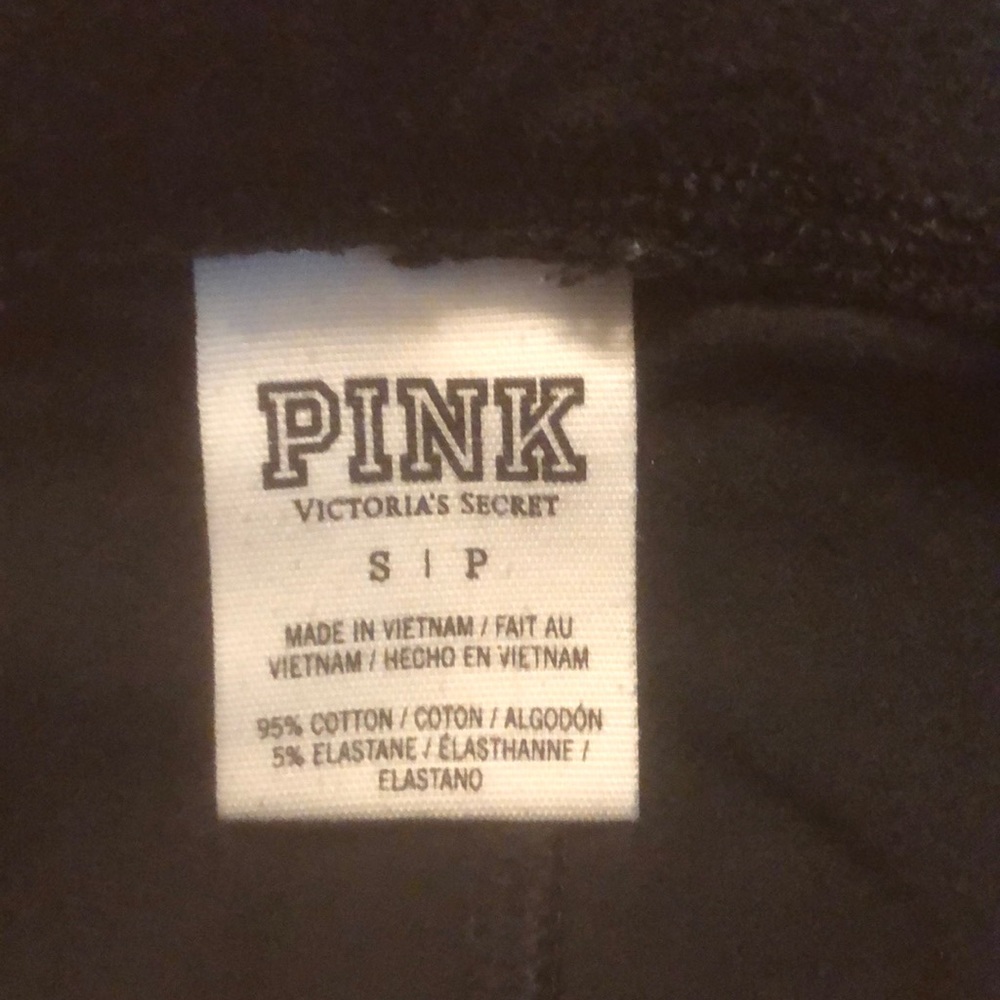 Small Pink Capri Length Leggings